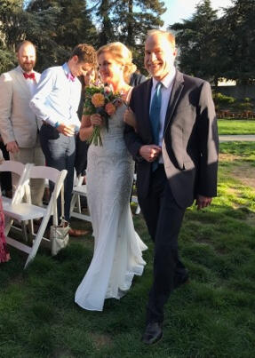 at Whitney&#39;s wedding in Oakland